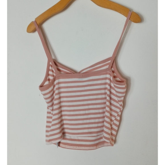 Topshop Ribbed Button Tank Top - Picture 2 of 7